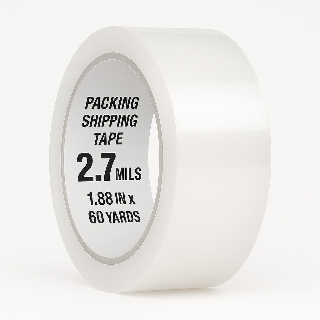 Polysells Heavy Duty Packing Tape, 2.7mils, 1.88" Width, 60 Yards Sealing Tape