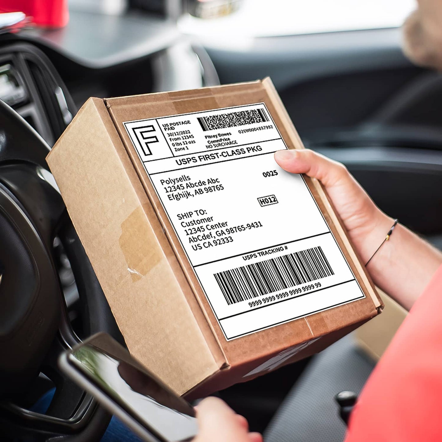 Self Adhesive Address Shipping Labels, 8.5" x 5.5"