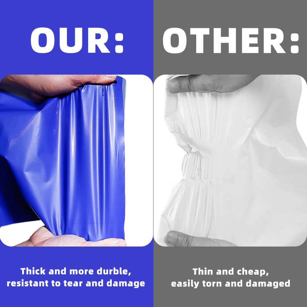 10"x13" Purple Poly Mailers