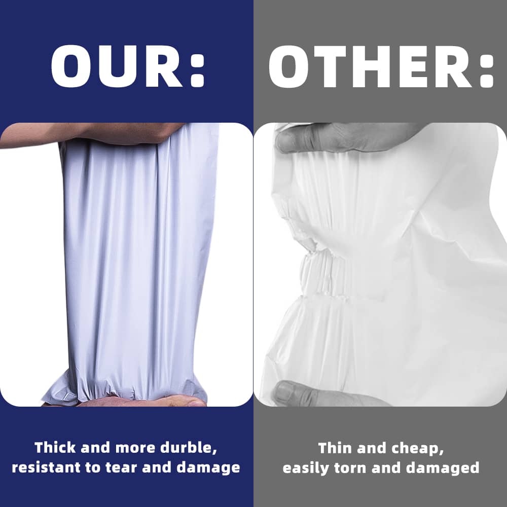 9"x12" White Poly Mailers