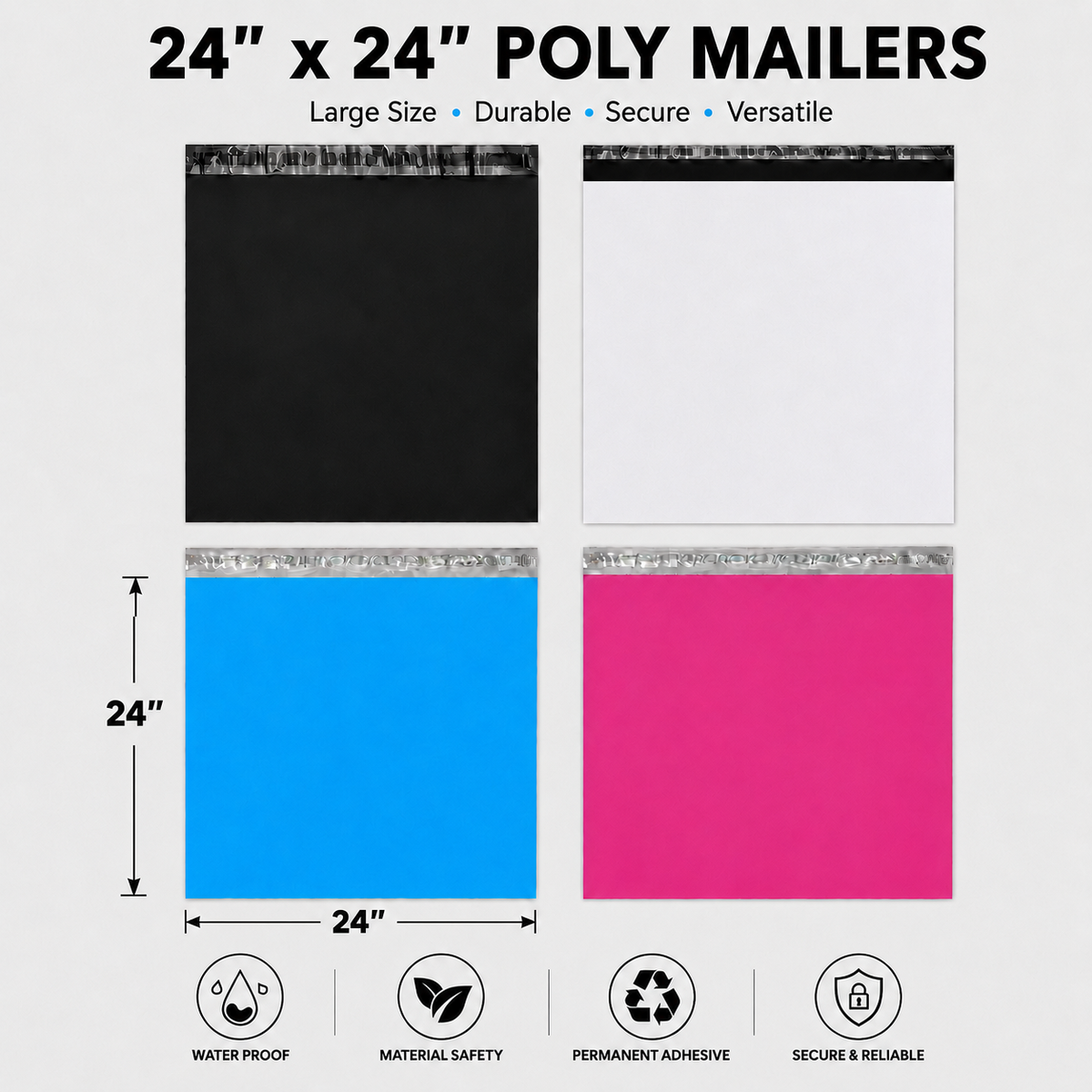 24"x24" Poly Mailers