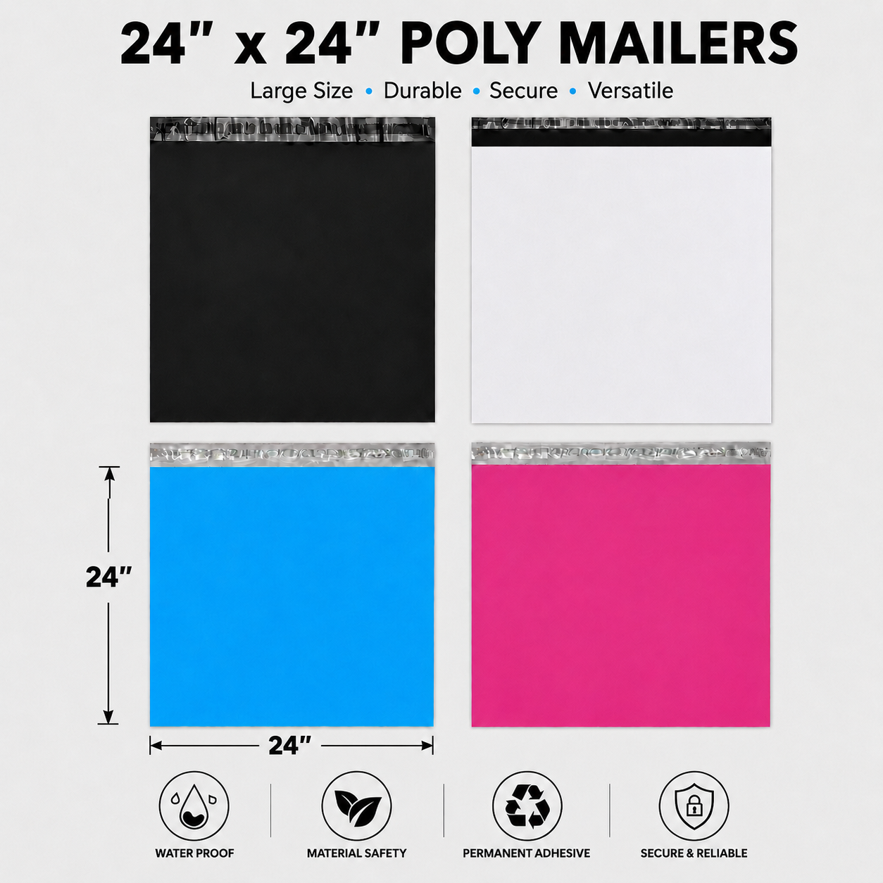 24"x24" Poly Mailers
