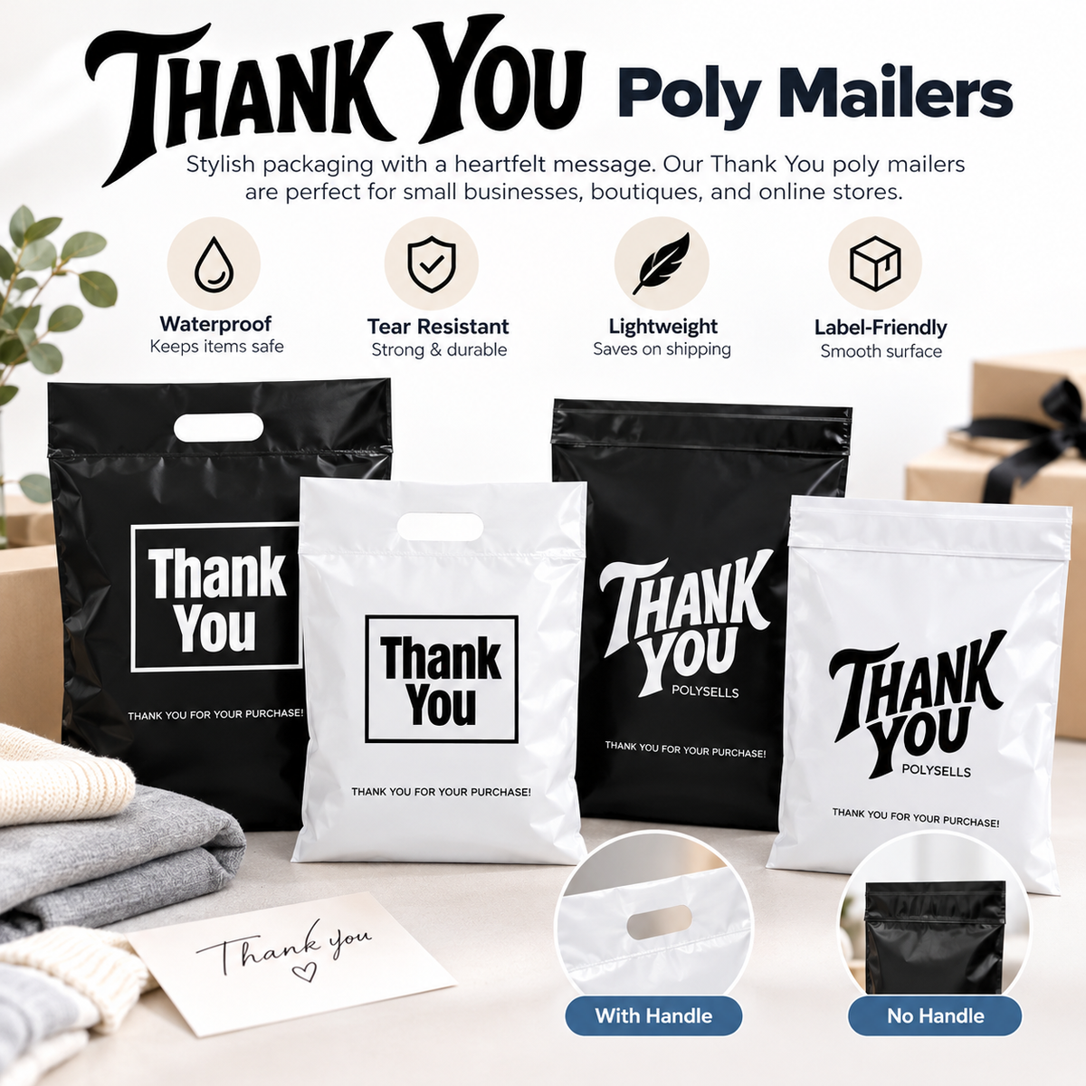 Thank You Poly Mailers