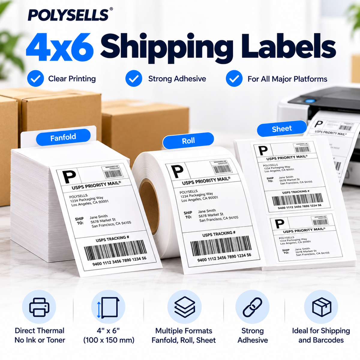 4x6 Shipping Labels
