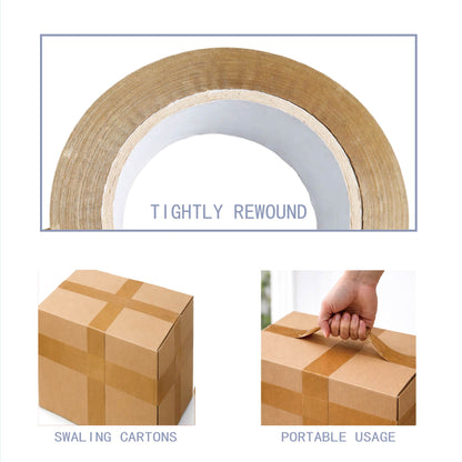 Polysells Tan Packing Tape, 2.0mils, 1.88" Width, 110 Yards Sealing Tape