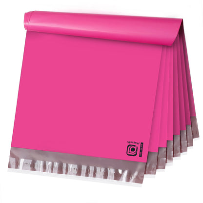 Polysells 12x15.5 Pink Poly Mailers, Self Seal Shipping Bags for Clothing & Non-Fragile Items – Waterproof Tear Resistant Mailing Bags for Small Business Shipping Supplies