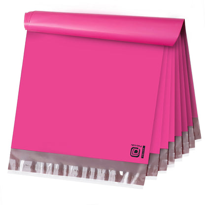 Polysells 9x12 PInk Poly Mailers – Self Seal Shipping Bags for Clothing & Non-Fragile Items, Waterproof Tear Resistant Mailing Bags for Small Business Shipping Supplies