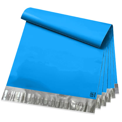 Pollysells 19x24 Blue Poly Mailers – Extra Large Durable Self Seal Shipping Bags for Bulk Clothing & Oversized Non-Fragile Items, Waterproof Heavy Duty Poly Shipping Bags for Small Business