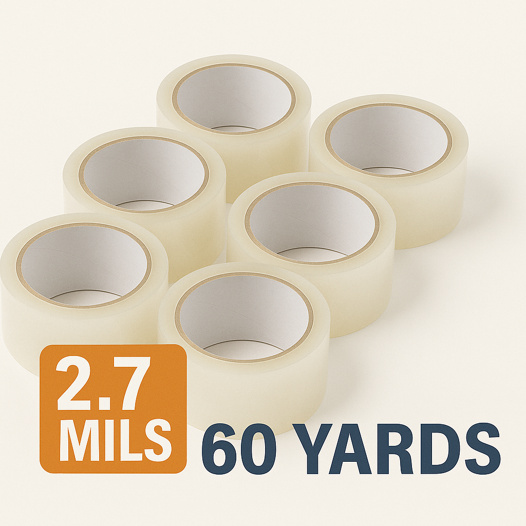 2.7mils 1.88" Width Heavy Duty Packing Tape, 60 Yards Sealing Tape