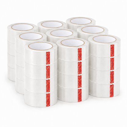 Polysells Clear Packing Tape, 2.0mils, 1.88" Width, 110 Yards Sealing Tape
