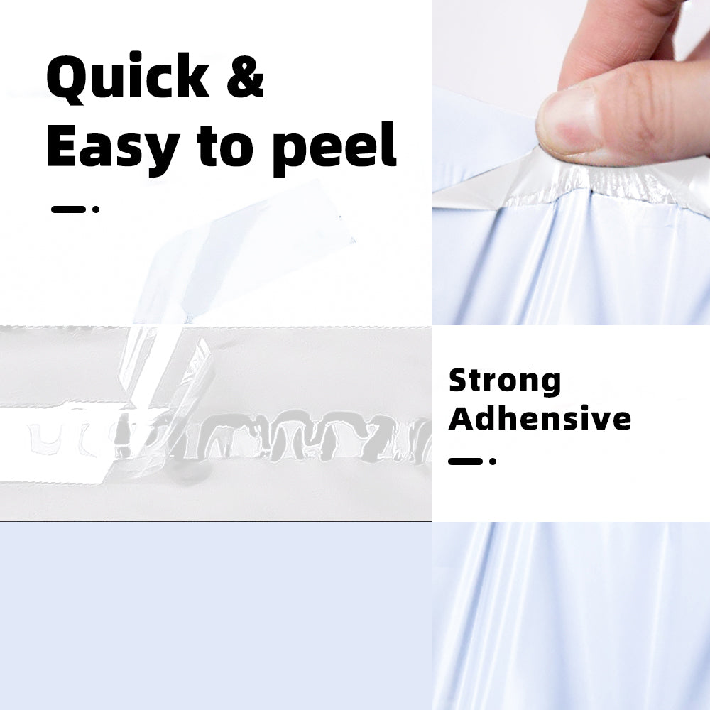 Polysells 12x15.5 Premium White Poly Mailers, Self Seal Shipping Bags for Clothing & Non-Fragile Items – Waterproof Tear Resistant Mailing Bags for Small Business Shipping Supplies