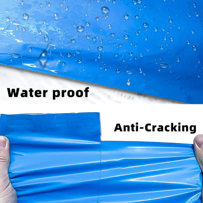 Pollysells 24x24 Blue Poly Mailers – Extra Large Self Seal Shipping Bags for Clothing & Non-Fragile Items, Waterproof Tear Resistant Mailing Bags for Bulk Shipping & Small Business Supplies