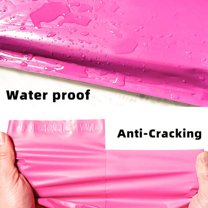 Polysells 9x12 PInk Poly Mailers – Self Seal Shipping Bags for Clothing & Non-Fragile Items, Waterproof Tear Resistant Mailing Bags for Small Business Shipping Supplies