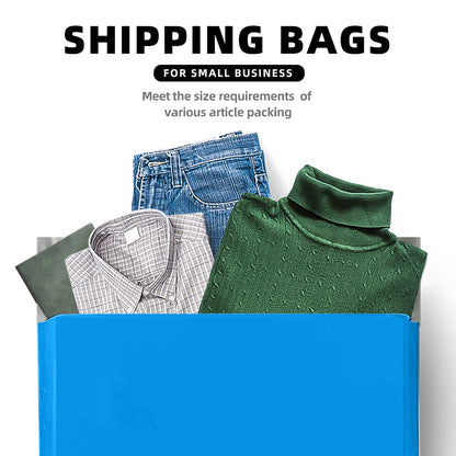 Pollysells 19x24 Blue Poly Mailers – Extra Large Durable Self Seal Shipping Bags for Bulk Clothing & Oversized Non-Fragile Items, Waterproof Heavy Duty Poly Shipping Bags for Small Business