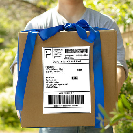 8.5" x 11" Self Adhesive Full Sheet Shipping Labels, 1UP