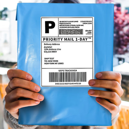 Pollysells 24x24 Blue Poly Mailers – Extra Large Self Seal Shipping Bags for Clothing & Non-Fragile Items, Waterproof Tear Resistant Mailing Bags for Bulk Shipping & Small Business Supplies