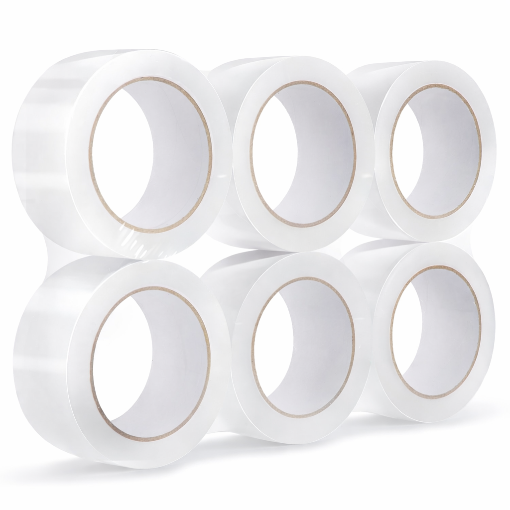 Polysells Heavy Duty Packing Tape, 2.7mils, 1.88" Width, 60 Yards Sealing Tape
