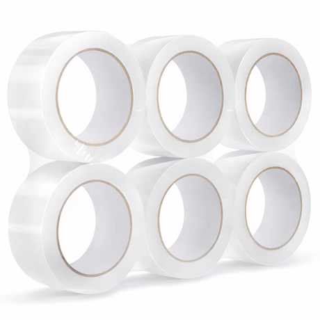 Polysells Heavy Duty Packing Tape, 2.7mils, 1.88" Width, 60 Yards Sealing Tape