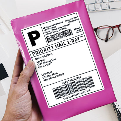 Polysells 7.5x10.5 Pink Poly Mailers – Self Seal Shipping Bags for Small Clothing & Non-Fragile Items, Waterproof Tear Resistant Mailing Bags for Small Business Shipping Supplies