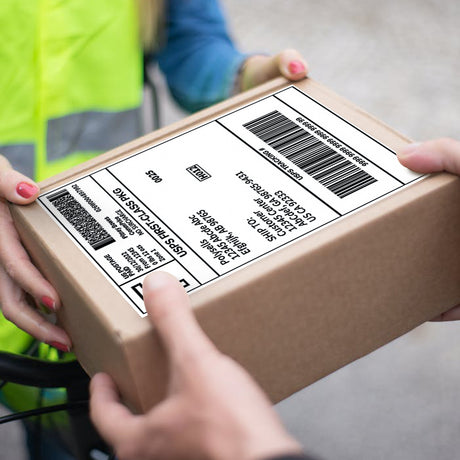 8.5" x 11" Self Adhesive Full Sheet Shipping Labels, 1UP