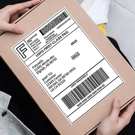 8.5" x 11" Self Adhesive Full Sheet Shipping Labels, 1UP