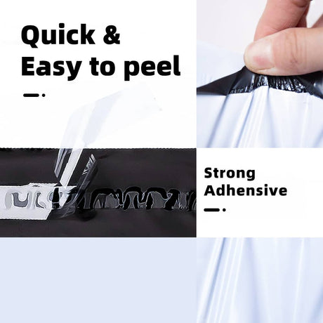 Polysells 12x15.5 White Poly Mailers, Self Seal Shipping Bags for Clothing & Non-Fragile Items – Waterproof Tear Resistant Mailing Bags for Small Business Shipping Supplies