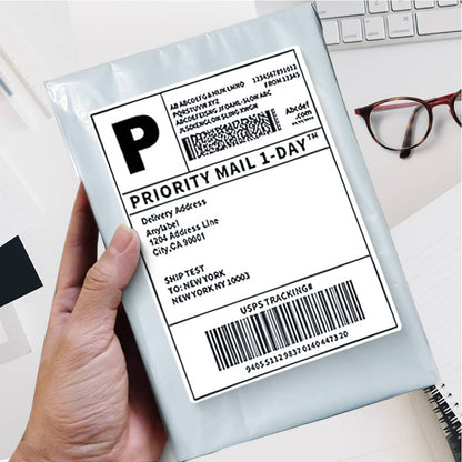 Poly Mailers Shipping Envelopes (White, 10x13 Inch)