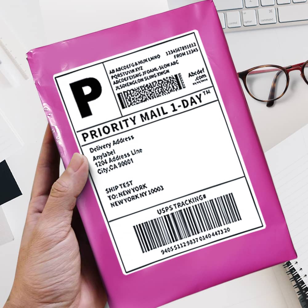 Poly Mailers Shipping Envelopes (Pink, 10x13 Inch)