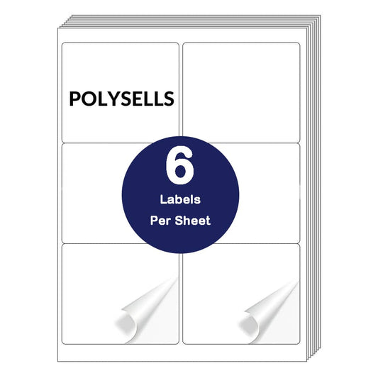 Self Adhesive 3-1/3" x 4" Address Shipping Labels