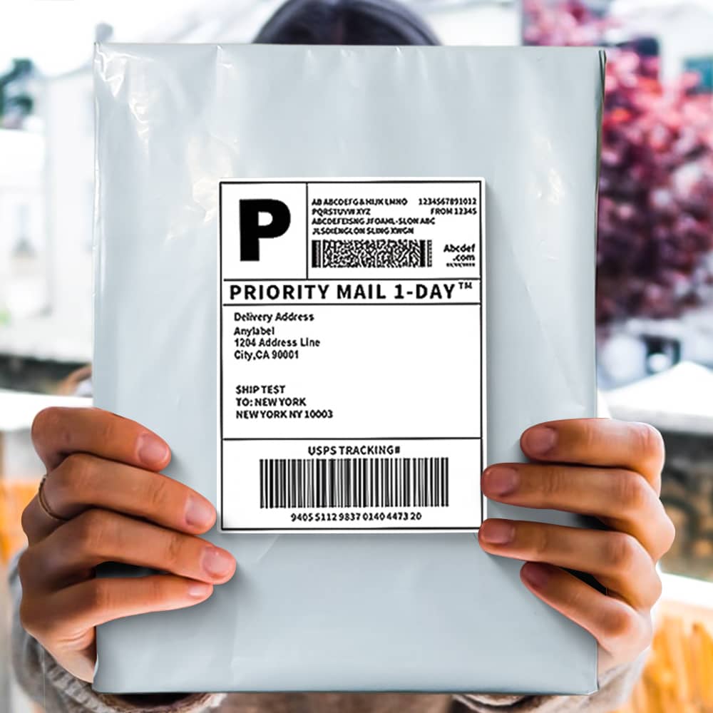 Poly Mailers Shipping Envelopes (White, 10x13 Inch)