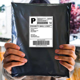 Polysells 12x15.5 Black Poly Mailers, Self Seal Shipping Bags for Clothing & Non-Fragile Items – Waterproof Tear Resistant Mailing Bags for Small Business Shipping Supplies
