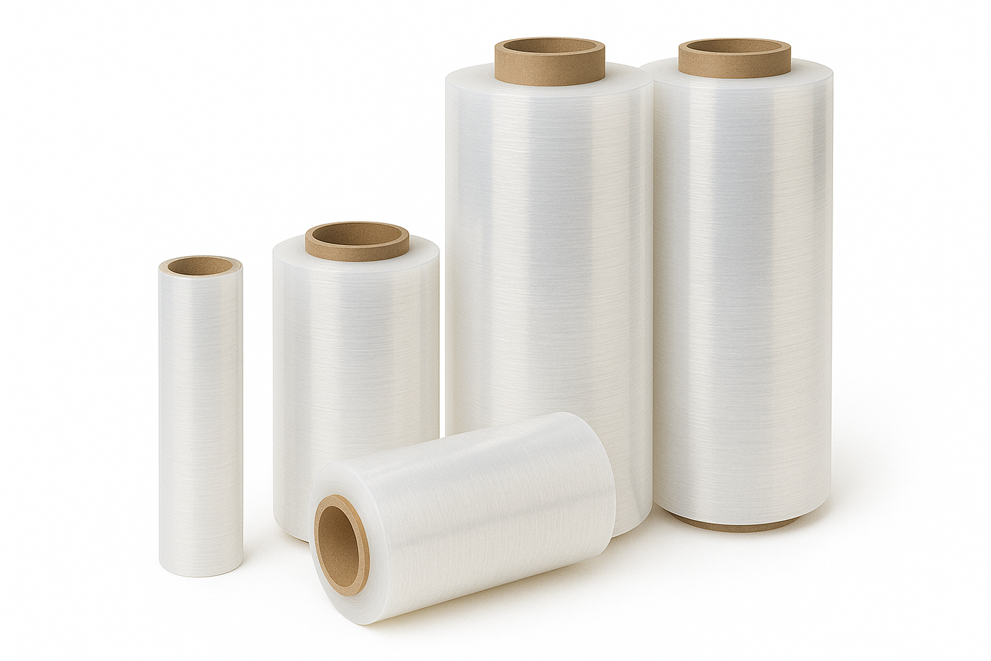 15“x1000ft 60 Gauge Stretch Wrap, Stretch Film with handle