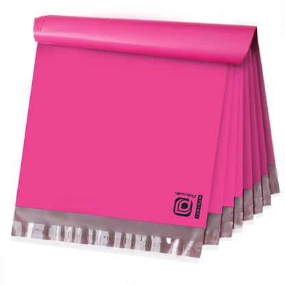Polysells 7.5x10.5 Pink Poly Mailers – Self Seal Shipping Bags for Small Clothing & Non-Fragile Items, Waterproof Tear Resistant Mailing Bags for Small Business Shipping Supplies