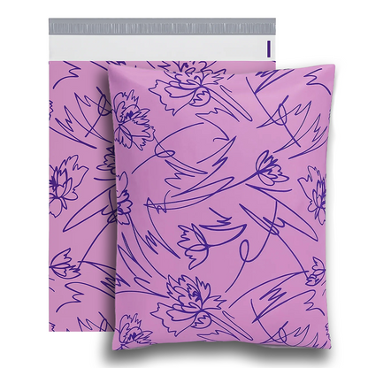 Polysells Cute Colorful Pattern Poly Mailers for Small Business – Decorative Waterproof Shipping Bags for Clothing, Boutique & Apparel Packaging