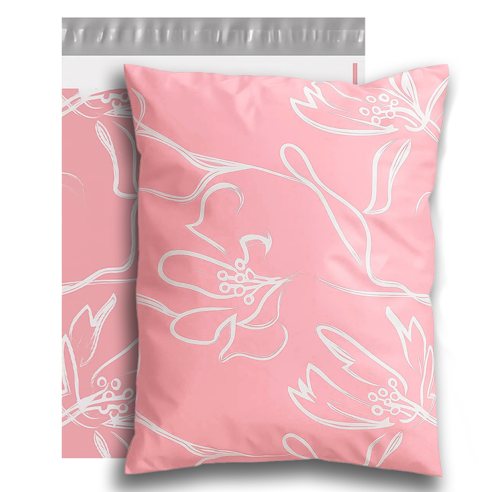 Polysells Cute Colorful Pattern Poly Mailers for Small Business – Decorative Waterproof Shipping Bags for Clothing, Boutique & Apparel Packaging