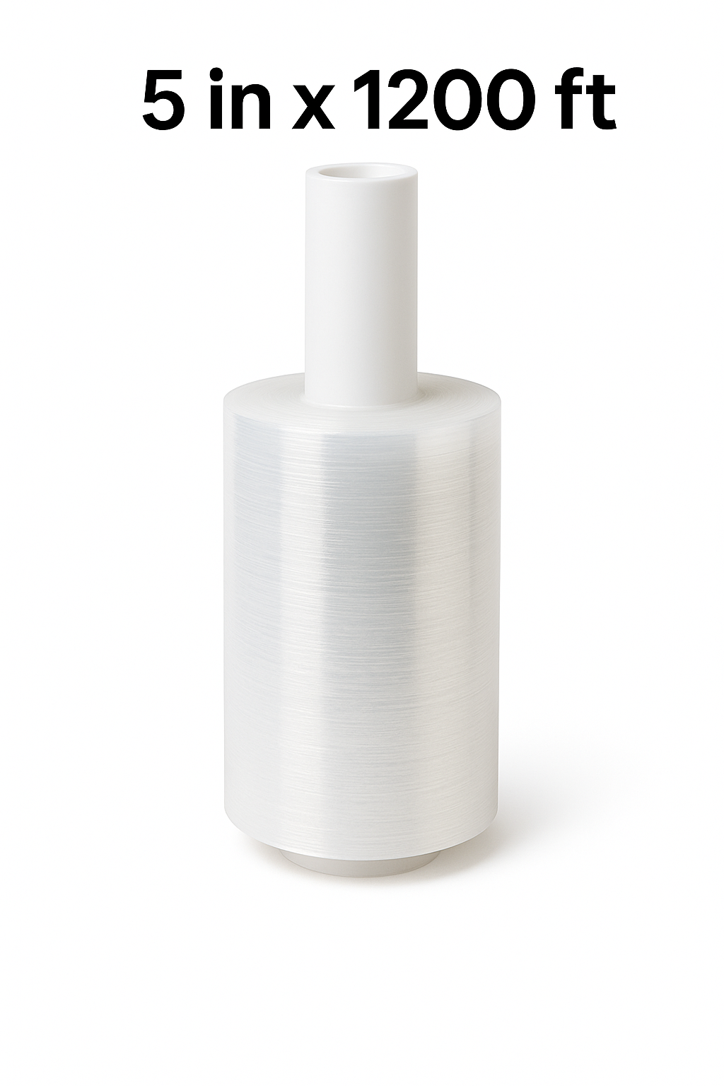 5inx1200ft Stretch Film, Mini Stretch Wrap with Handle