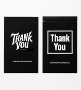Polysells Thank You Poly Mailers for Small Business – Waterproof Shipping Bags with Optional Handle for Boutique & Clothing Packaging